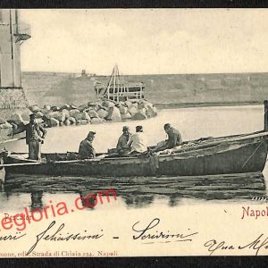 ah3529  - CARTOLINA D'EPOCA - Napoli Citta - Pescatori