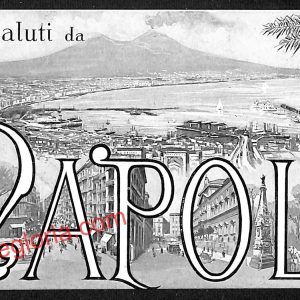 ah3530  - CARTOLINA D'EPOCA - Napoli Citta - Panorama