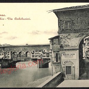 ae6247 - CARTOLINA D'EPOCA - Firenze Città -Ponte Vecchio
