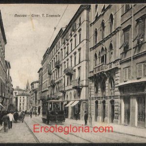 ad9687 - CARTOLINA D'EPOCA - Ancona Città - Corso Vittorio Emanuele