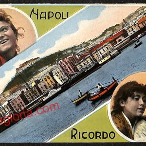 ah3531  - CARTOLINA D'EPOCA - Napoli Citta - Panorama