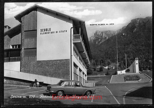 ae1648 - CARTOLINA  D'EPOCA - Bergamo  Provincia - Serina  1966