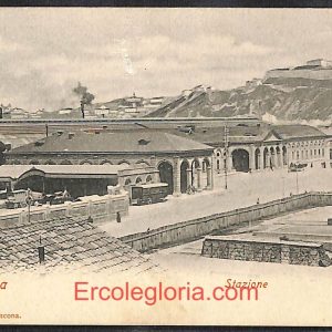 ad9690 - CARTOLINA D'EPOCA - Ancona Città - Stazione