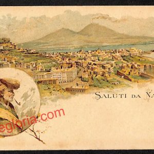 ah3535  - CARTOLINA D'EPOCA - Napoli Citta - Panorama