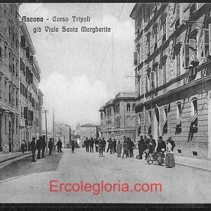 ad9692 - CARTOLINA D'EPOCA - Ancona Città - Corso Tripoli