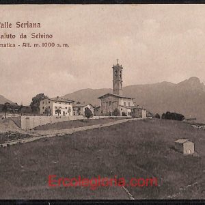 ae1653 - CARTOLINA  D'EPOCA - Bergamo  Provincia - Serina   1909