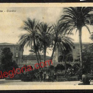 ag5588 - CARTOLINA D'EPOCA - La Spezia Città - Giardini  1921