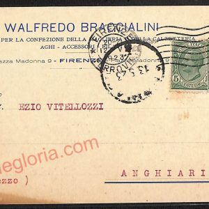 ae6258 - CARTOLINA D'EPOCA - Firenze Città - Walfredo Braccialini  1923