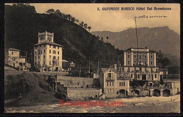 ae1660 - CARTOLINA  D'EPOCA - Bergamo  Provincia - San Giovanni  Bianco   1910