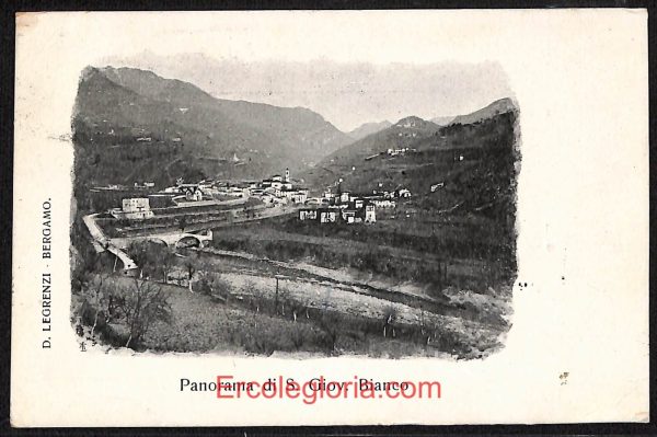 ae1661 - CARTOLINA  D'EPOCA - Bergamo  Provincia - San Giovanni  Bianco   1918