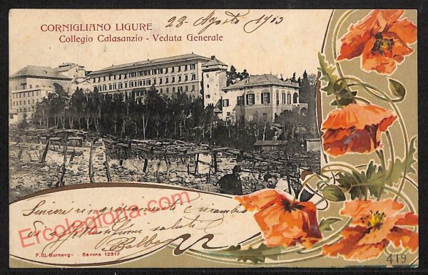 ag1251 - CARTOLINA D'EPOCA - Genova Provincia - Cornigliano Ligure