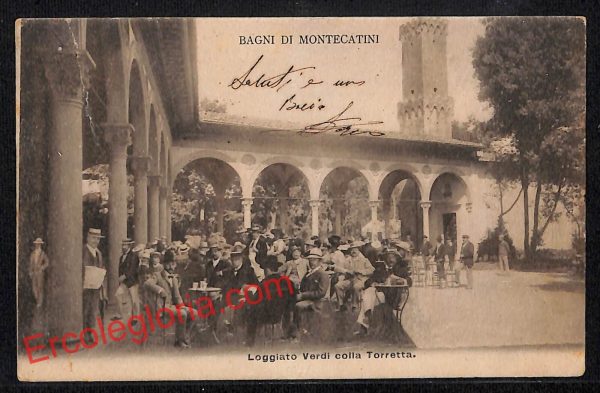 ah8530 - CARTOLINA D'EPOCA - Pistoia Provincia - Montecatini