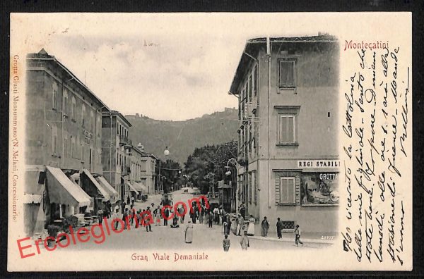 ah8531 - CARTOLINA D'EPOCA - Pistoia Provincia - Montecatini