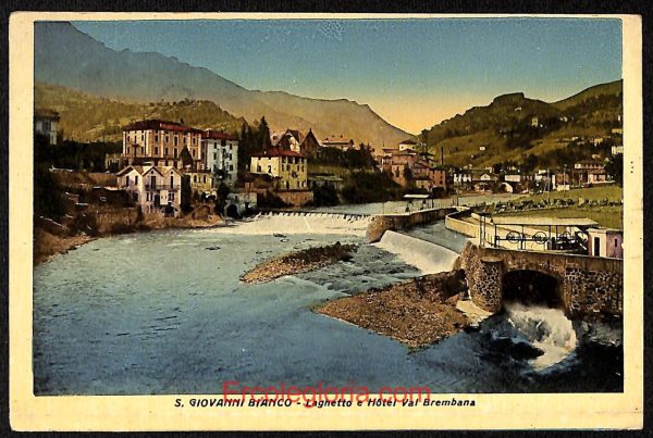 ae1662 - CARTOLINA  D'EPOCA - Bergamo  Provincia - San Giovanni  Bianco