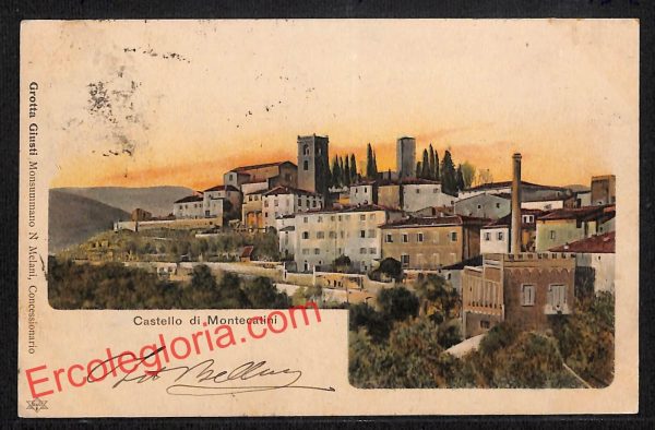 ah8532 - CARTOLINA D'EPOCA - Pistoia Provincia - Montecatini