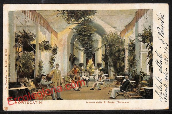 ah8536 - CARTOLINA D'EPOCA - Pistoia Provincia - Montecatini