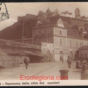 ad9694 - CARTOLINA D'EPOCA - Ancona Città - Panorama della Città dai Cantieri
