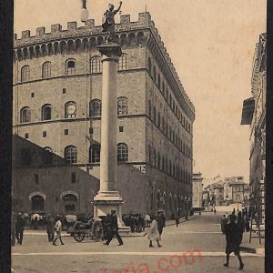ae6264 - CARTOLINA D'EPOCA - Firenze Città - Piazza S. Trinita  1916