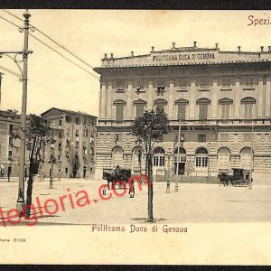 ag5598 - CARTOLINA D'EPOCA - La Spezia Città - Politeama Duca di Genova
