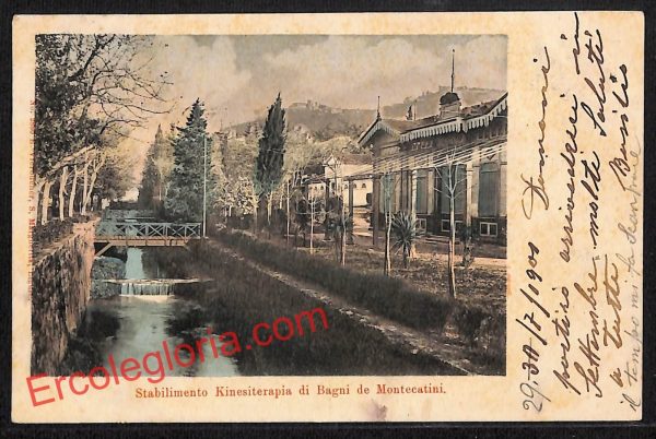 ah8537 - CARTOLINA D'EPOCA - Pistoia Provincia - Montecatini