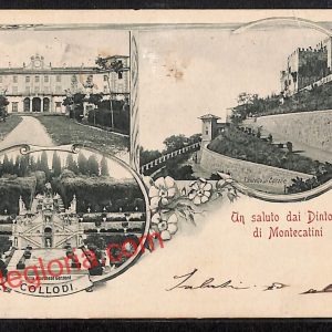 ah8538 - CARTOLINA D'EPOCA - Pistoia Provincia - Montecatini