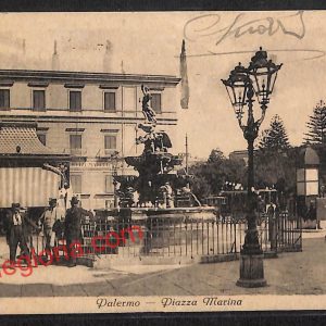 ah4936 - CARTOLINA D'EPOCA - Palermo Città - Piazza Marina