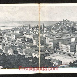 ad9696 - CARTOLINA DOPPIA D'EPOCA - Ancona Città - Panorama