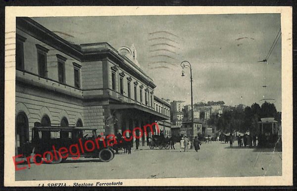 ag5600 - CARTOLINA D'EPOCA - La Spezia Città - Stazione Ferroviaria   1934