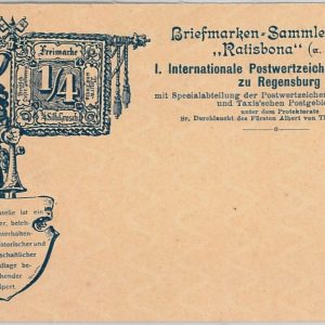 56783 - GERMANY Bayern  - POSTAL HISTORY -  STATIONERY CARD - Music