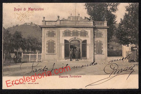 ah8542 - CARTOLINA D'EPOCA - Pistoia Provincia - Montecatini
