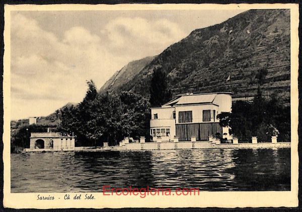 ae1668 - CARTOLINA  D'EPOCA - Bergamo  Provincia - Sarnico
