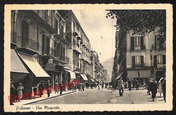 ah4938 - CARTOLINA D'EPOCA - Palermo Città - Via Maqueda