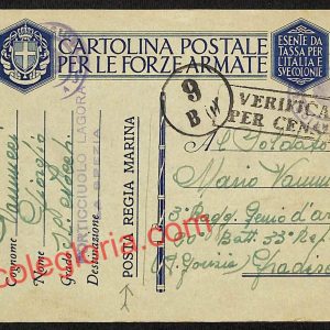 ag5602 - CARTOLINA D'EPOCA PER LE FORZE ARMATE - La Spezia Città
