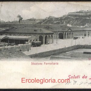 ad9698 - CARTOLINA  D'EPOCA - Ancona Città - Stazione Ferroviaria