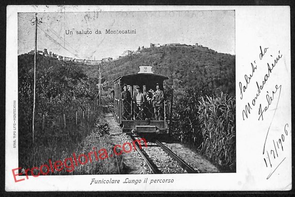 ah8544 - CARTOLINA D'EPOCA - Pistoia Provincia - Montecatini