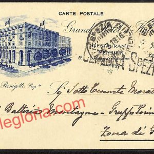 ag5603 - CARTOLINA D'EPOCA - La Spezia Città - Grand Hotel d' Italie