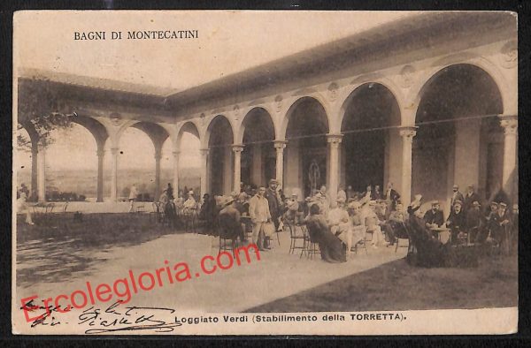 ah8545 - CARTOLINA D'EPOCA - Pistoia Provincia - Montecatini