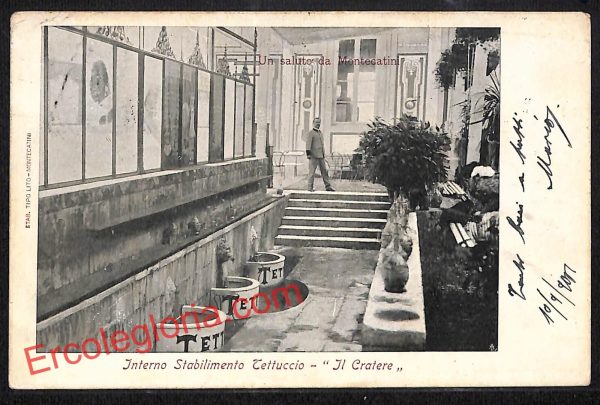 ah8547 - CARTOLINA D'EPOCA - Pistoia Provincia - Montecatini
