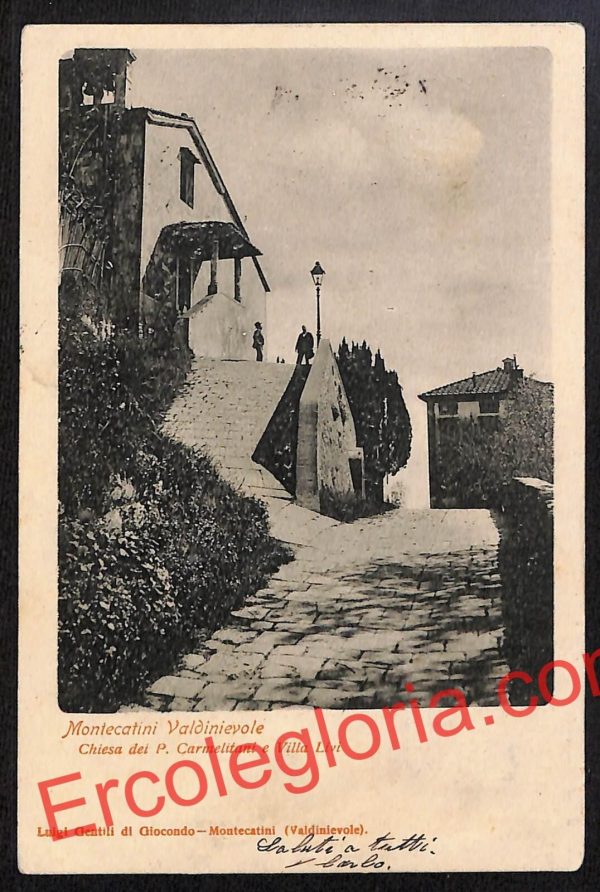 ah8548 - CARTOLINA D'EPOCA - Pistoia Provincia - Montecatini