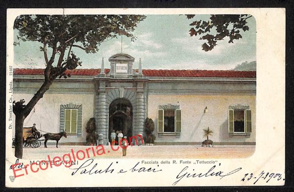 ah8553 - CARTOLINA D'EPOCA - Pistoia Provincia - Montecatini