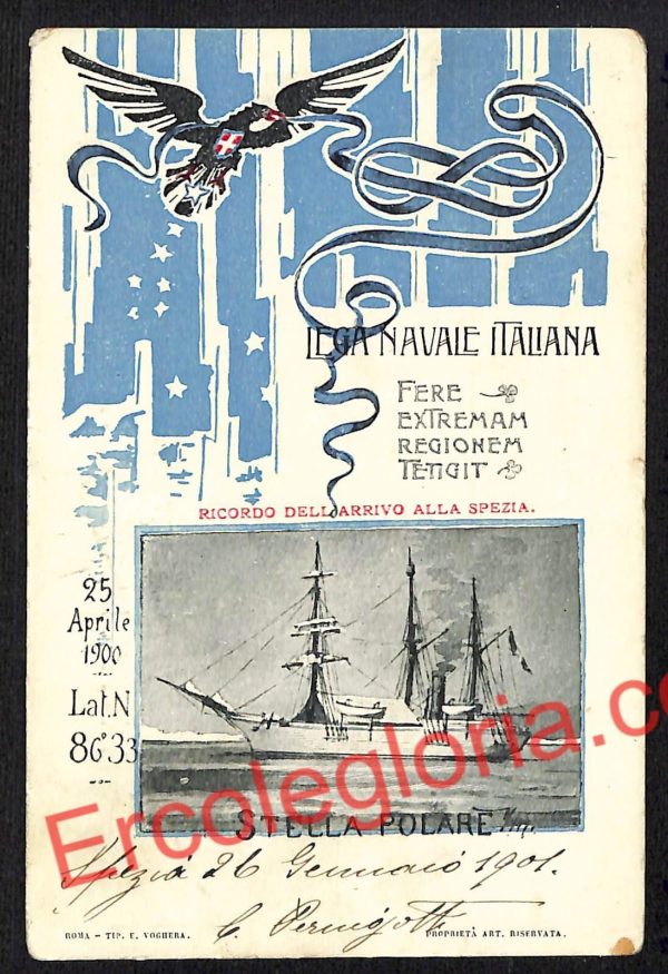 ag5605 - CARTOLINA D'EPOCA - La Spezia Città - Lega Navale Italiana