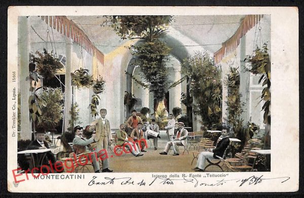 ah8554 - CARTOLINA D'EPOCA - Pistoia Provincia - Montecatini