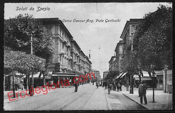 ag5607 - CARTOLINA D'EPOCA - La Spezia Città - Corso Cavour