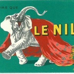 00470 - FRANCE - VINTAGE POSTCARD - Illustrated ADVERTISING - LE NIL Cigarettes