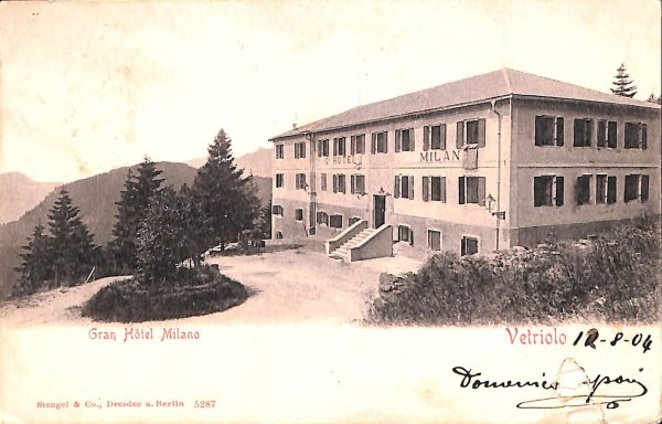 ab6005 - CARTOLINA  D'EPOCA - Trento Provincia : VETRIOLO
