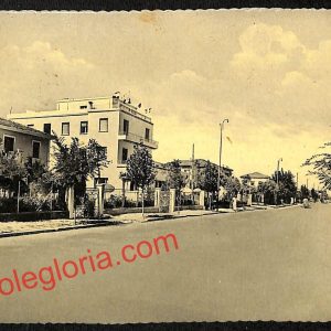 ah9944 - CARTOLINA D'EPOCA - Riccione Città - Viale G. Annunzio
