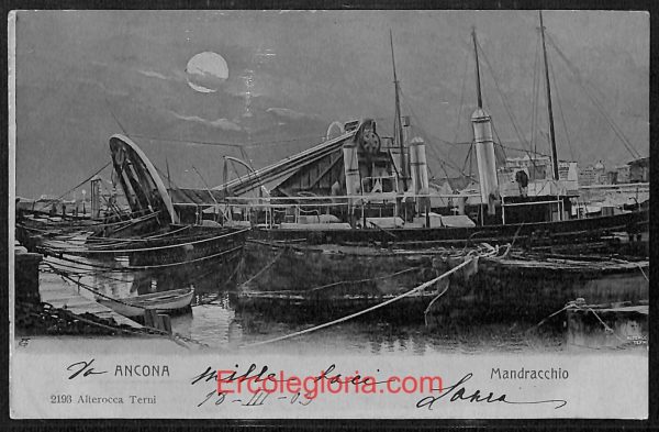 ad9702 - CARTOLINA  D'EPOCA - Ancona Città - Panorama