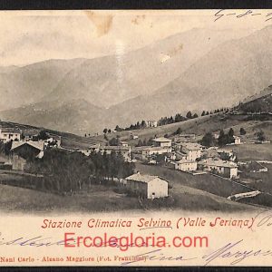 ae1678 - CARTOLINA  D'EPOCA - Bergamo  Provincia - Selvino   1904