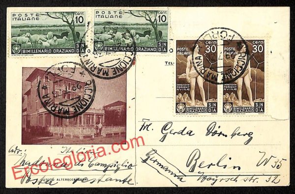 ah9945 - STORIA POSTALE  - Riccione Città