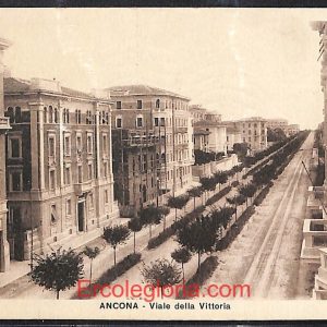 ad9705 - CARTOLINA  D'EPOCA - Ancona Città - Viale Vittoria